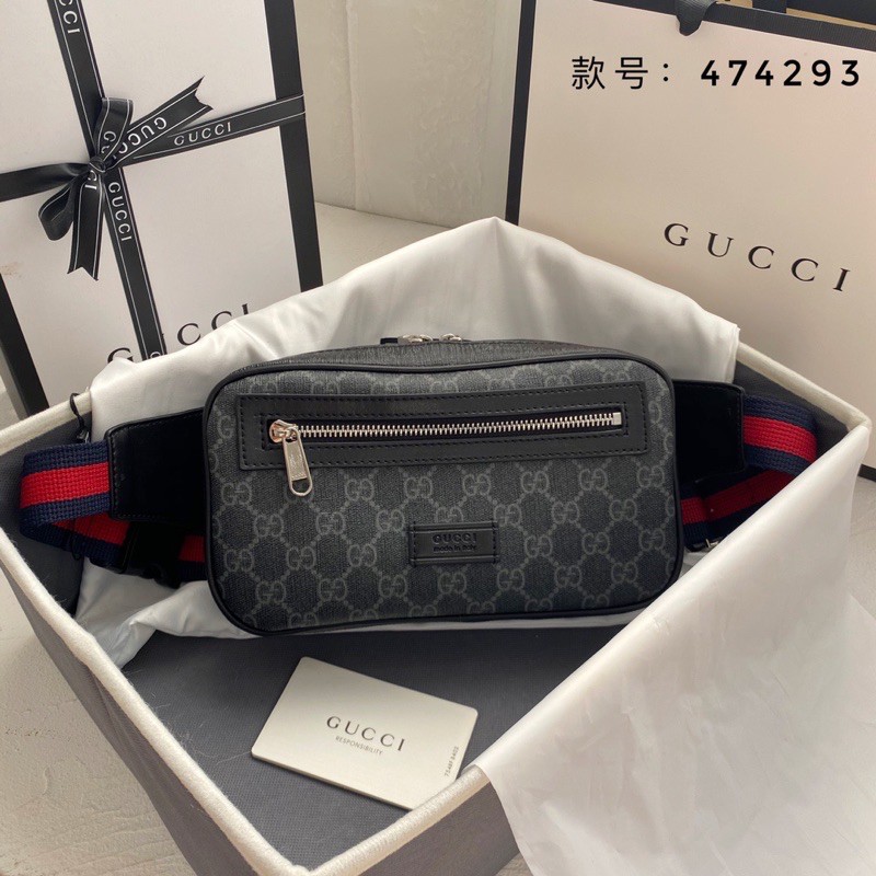 Túi đeo chéo / đeo hông cho nam Gucci GG GC da thật cao cấp nhiều màu nhiều hoạ tiết