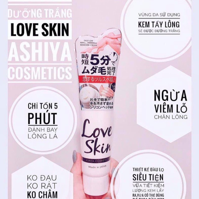 KEM TẨY LÔNG LOVE SKIN