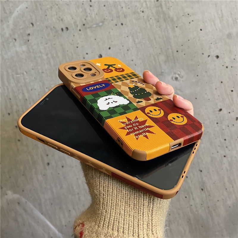 Ốp điện thoại silicon hình cây thông Pjsd cho IPHONE X XS XR XSMAX 11 11PRO 11PROMAX 12 12PRO 12PROMAX 13PRO 13PROMAX