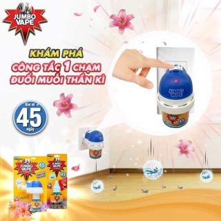 Bộ xông đuổi muỗi và chất xông muỗi jumbo vape