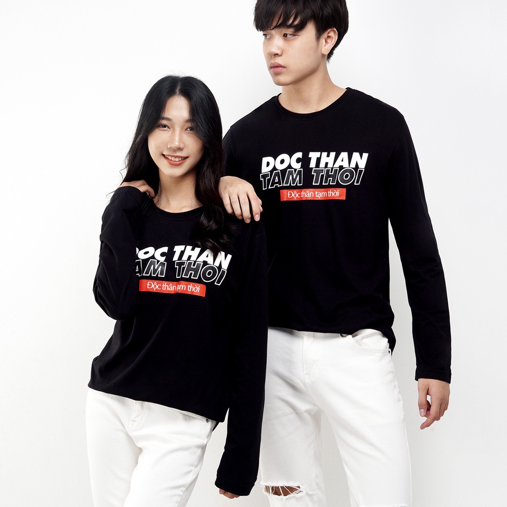 Áo sweater nam dài tay Sayme Độc Thân Tạm Thời MCTS1111