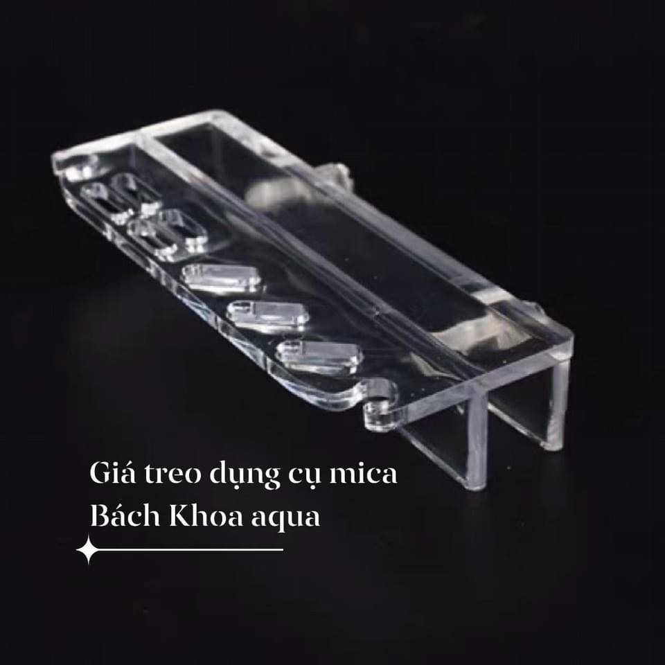 Gía treo dụng cụ chăm sóc hồ thủy sinh bằng Mica