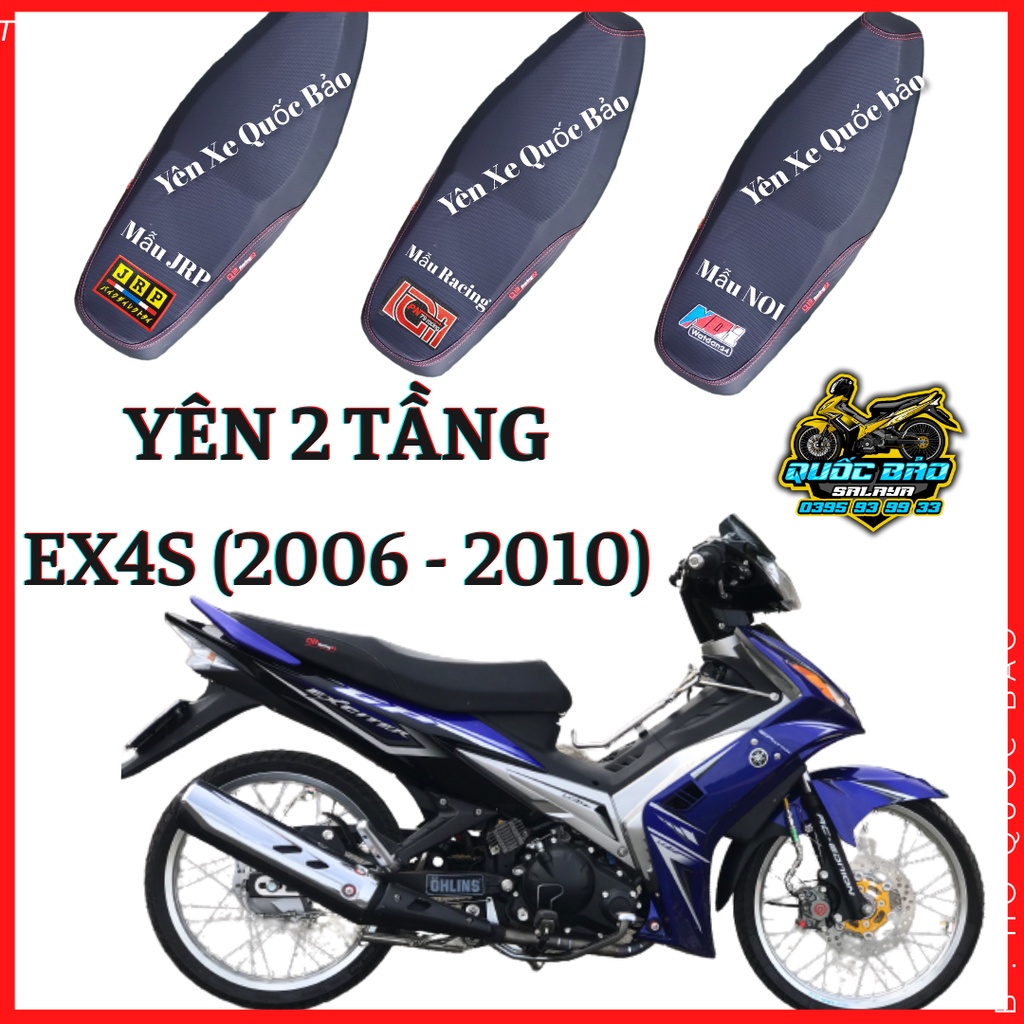 Yên 2 tầng ex4s ex135 kèm da co giãn 4 chiều thêu kiểu thái đa dạng kiểu dáng lựa chọn