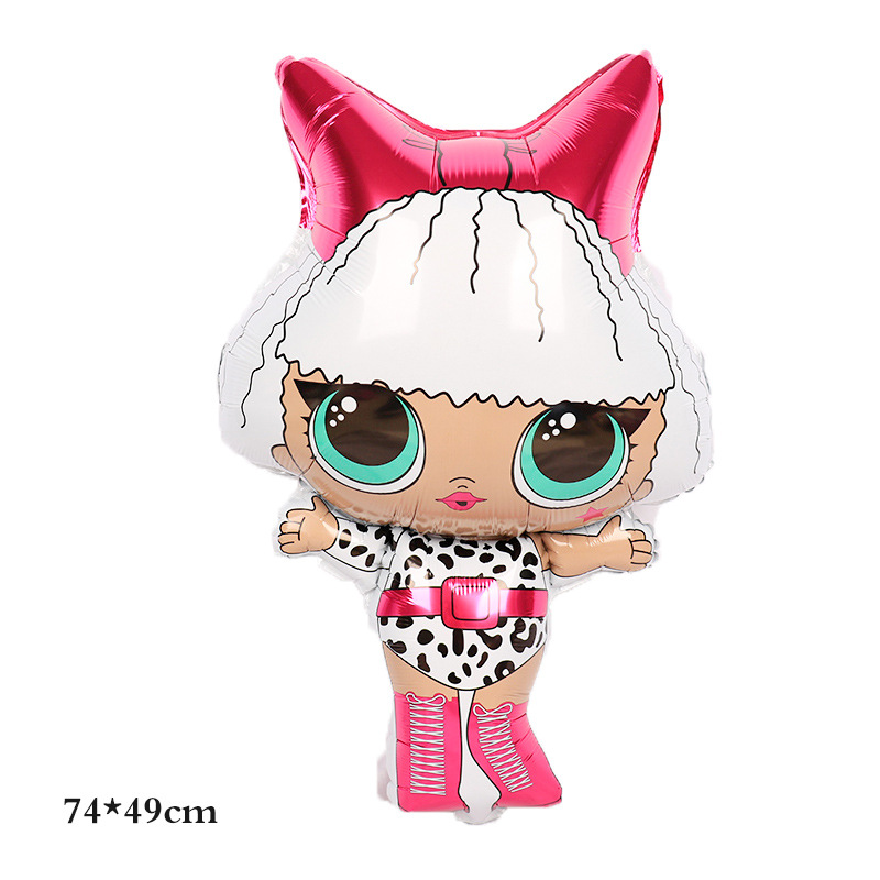 Bong Bóng Hình Búp Bê Lớn Trang Trí Tiệc Sinh Nhật Độc Đáo