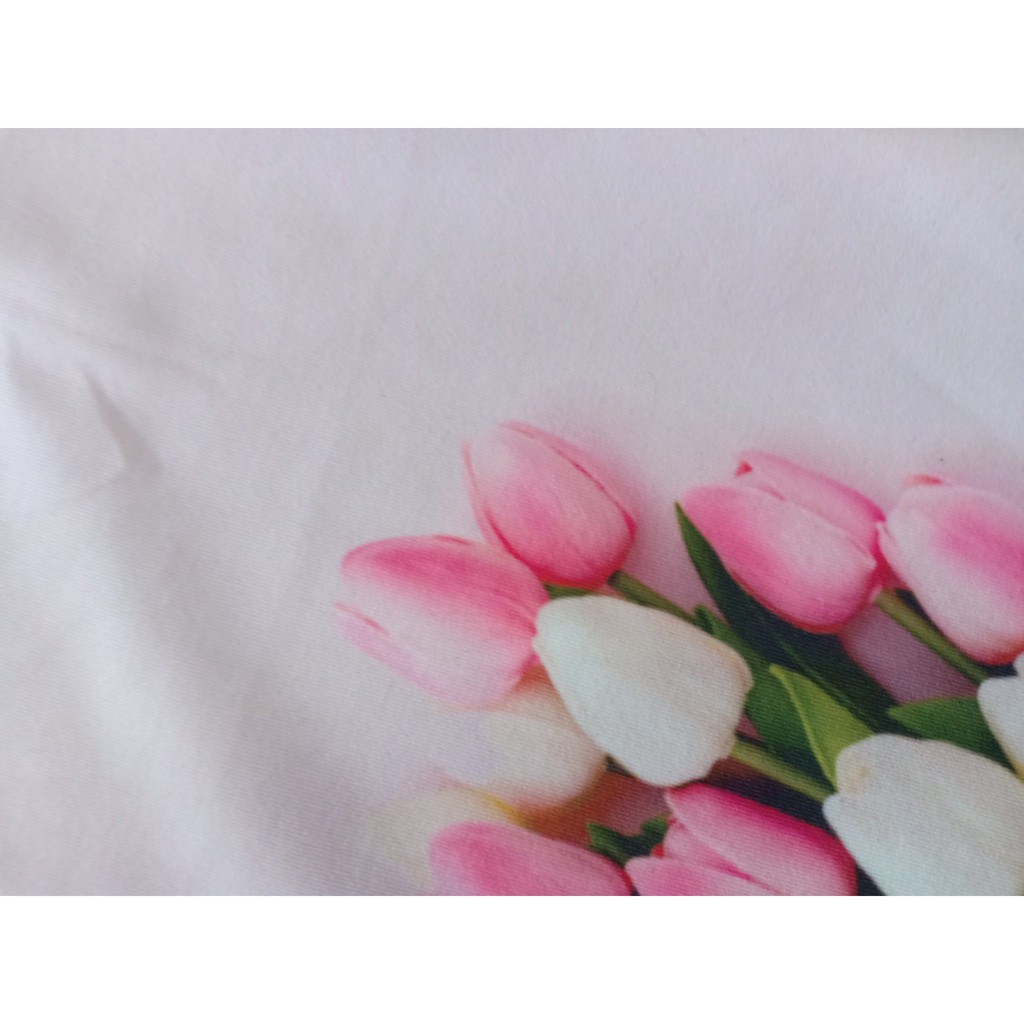 áo thun thái unisex oversize[hình hoa tulip]