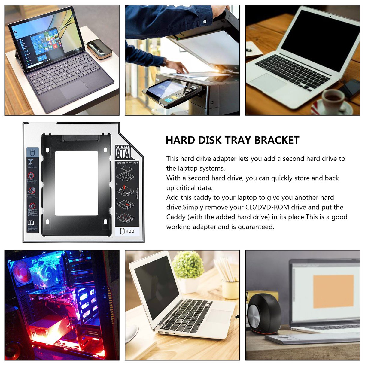 DVD Khay Đựng Ổ Cứng Sata 2nd Hdd Ssd 9.5mm | BigBuy360 - bigbuy360.vn