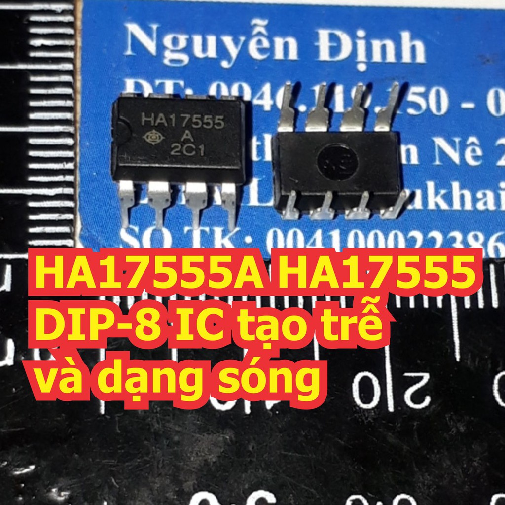 5 con HA17555A HA17555 17555 DIP-8 IC tạo trễ và dạng sóng kde6561