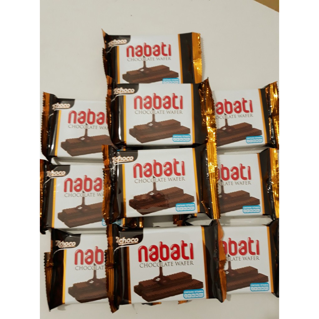 Bịch 10 Gói 20g Bánh Xốp Nabati Socola