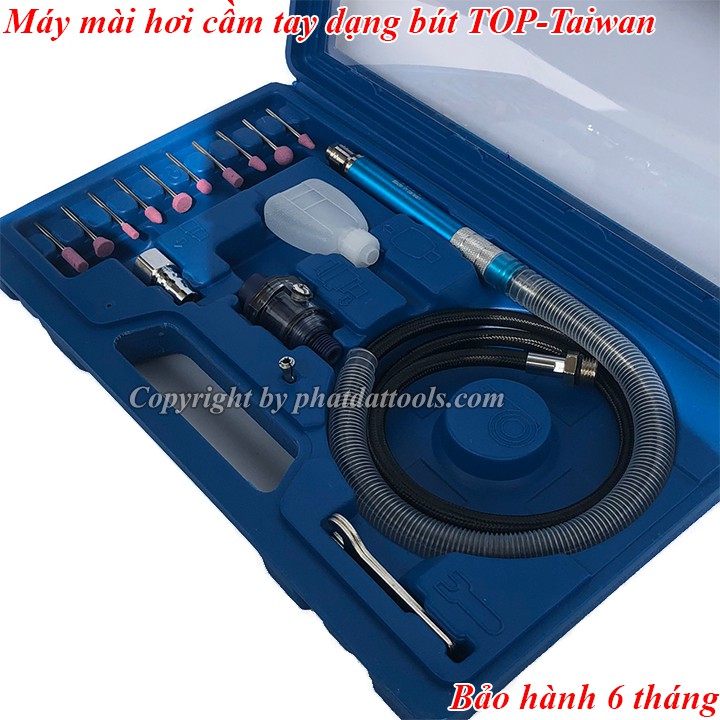 Bộ máy mài hơi cầm tay dạng bút TOP-Made in Taiwan-Bảo hành 6 tháng