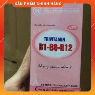 Viên uống 3b trivitamin b1-b6-b12 bổ thần kinh