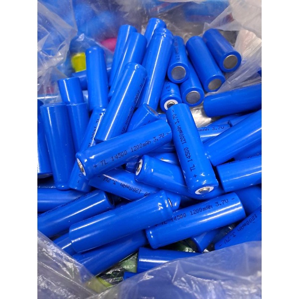 1 viên pin sạc 14500- 1200mAh 3.7v