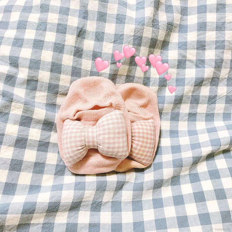 Vớ cotton thắt nơ xinh xắn cho bé gái