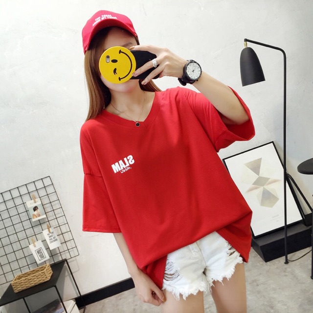 Áo thun tay lỡ form rộng