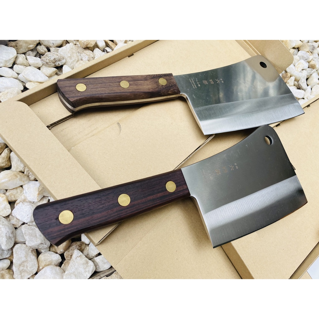 Dao Chặt Xương Cao Cấp Nhật Bản ROKUSHIRO Chopper: R-CPK160  & R-CPK185  | Thép Nguyên Khối