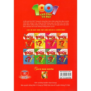 1001 Trò Chơi Tư Duy (Quyển 1, 2, 3, 4)