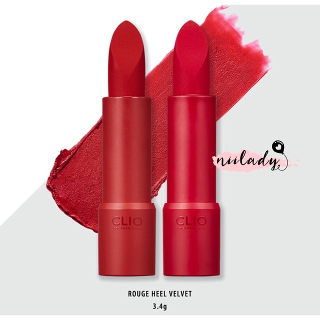(Thanh lý) Son Lì Clio Rouge Heel Velvet