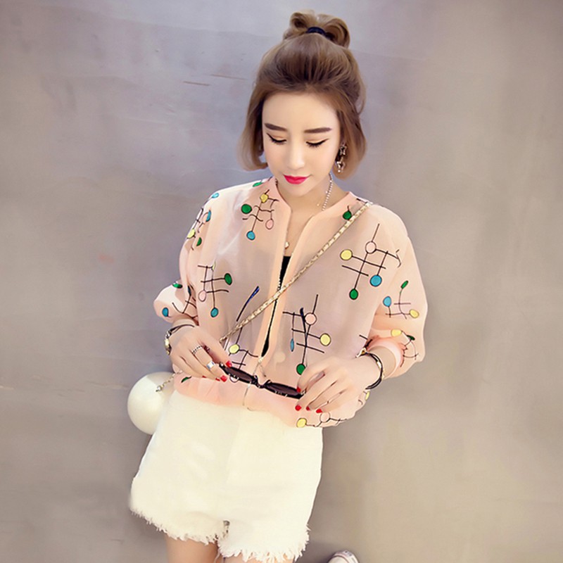 Áo khoác nữ tay lửng chống nắng