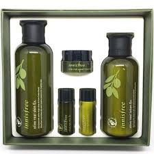 Bộ Dưỡng Olive Cho Da Khô – Innisfree Olive Real Special Ex. Care 2 Set