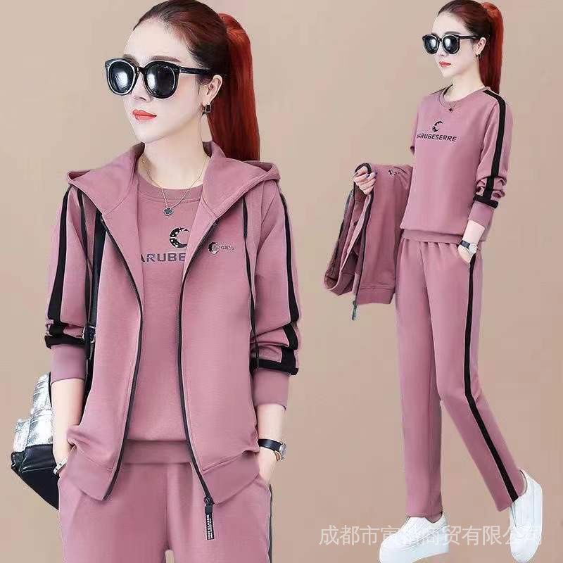 Set Áo Thun Dài Tay Cổ Tròn + Áo Khoác Ghi Lê Thời Trang Nữ