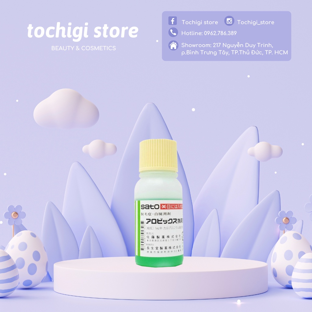 Tinh chất thảo dược kích thích mọc tóc Sato Arovics Nhật Bản 30ml