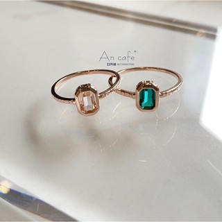 [ancafe.shop] Nhẫn, đính đá, nữ, Hàn Quốc, trơn,xinh