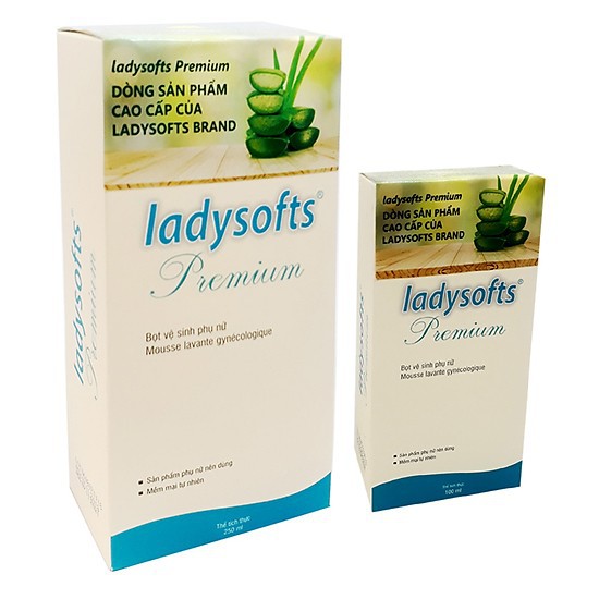Dung Dịch Vệ Sinh Phụ Nữ Ladysoft Premium Tạo Bọt ( 100ML &amp; 250ML)