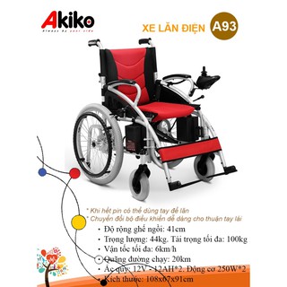 Xe lăn điện Akiko A97