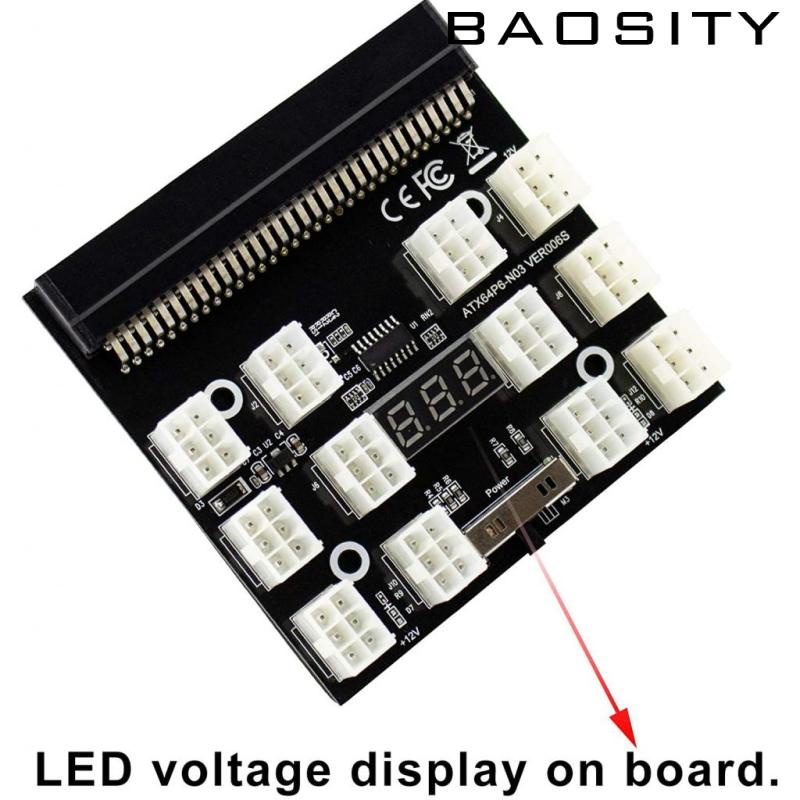 Bảng Mạch Ngắt Kết Nối Pci-E 12v 64pin Cho Hp 1200w 750w Psu Gpu Mining ...