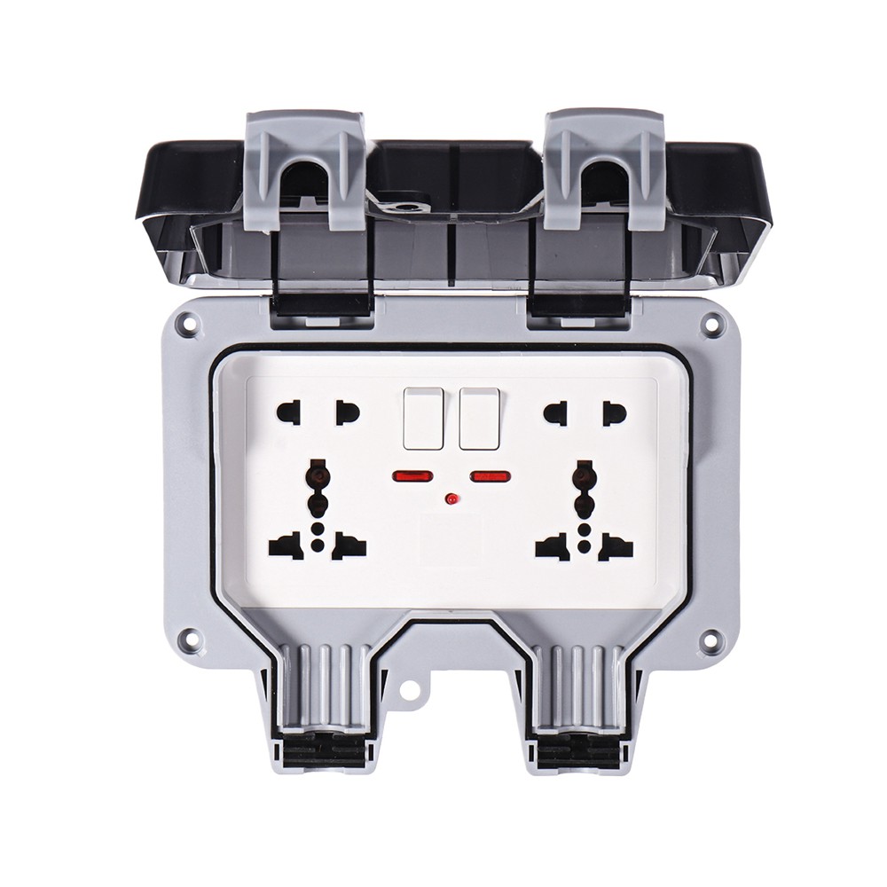 Hộp bảo vệ ổ điện ngoài trời chống nước chuẩn IP66 LG-DNT-002