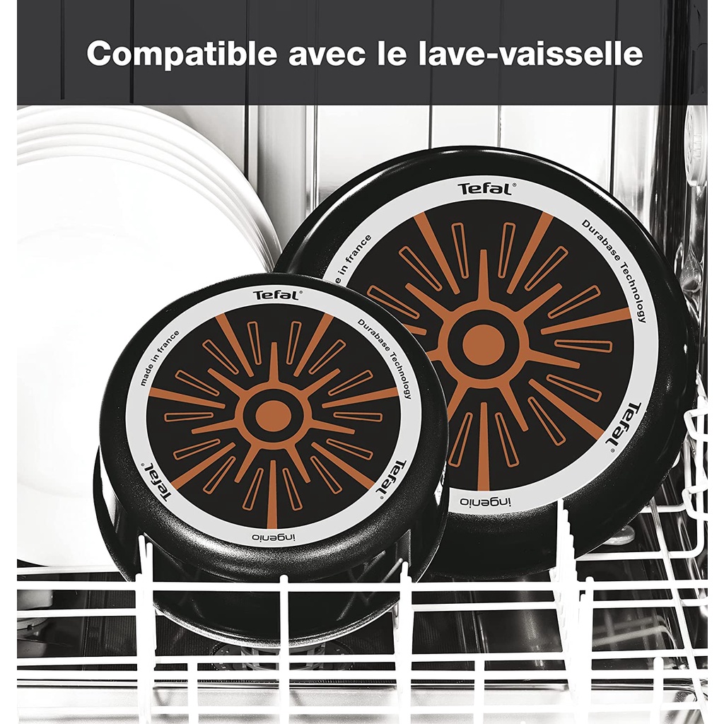 Bộ nồi chảo TEFAL INGENIO ESSENTIAL 10 MÓN -  MADE IN FRANCE