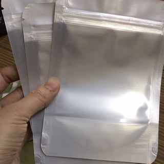 1kg túi zip bạc đựng 100g bột