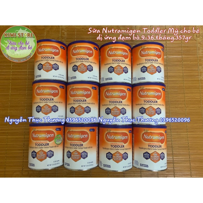 Sữa Nutramigen Toddler Mỹ cho bé dị ứng đạm bò 357gr