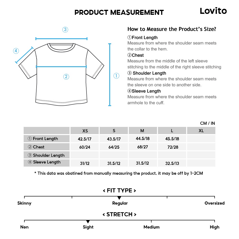 Lovito Áo kiểu cổ vuông kẻ sọc màu xanh lá dễ thương L11D27
 | BigBuy360 - bigbuy360.vn