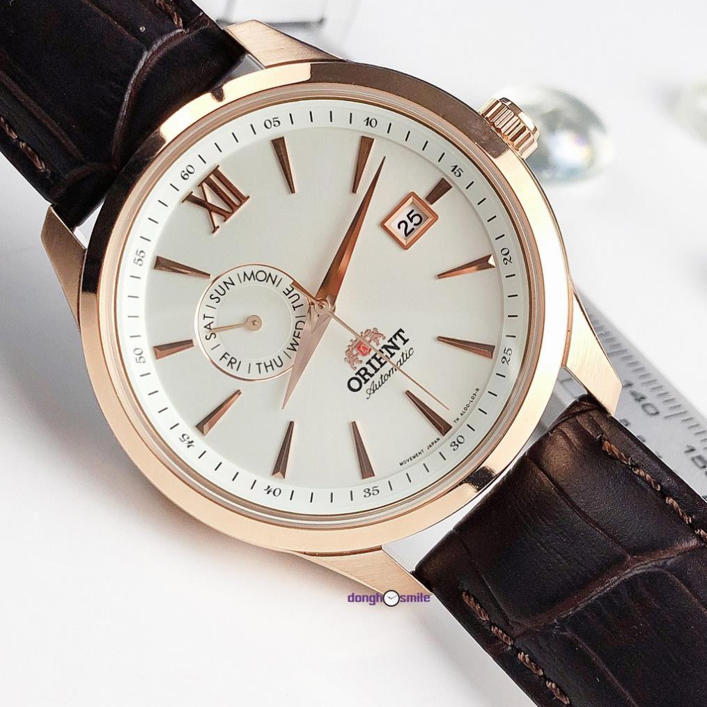 Đồng hồ nam Orient FAL00004W0 day date automatic dây da