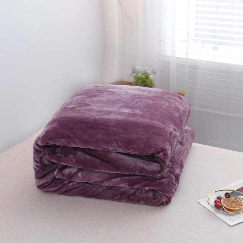 rẻ nhất Chăn lông Blanket cao cấp màu tím