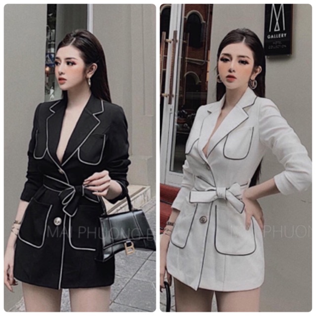 ĐẦM VEST VIỀN CỘT EO