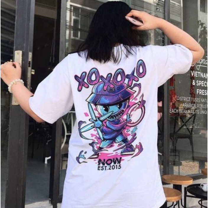 ÁO THUN, ÁO PHÔNG TAY LỠ UNISEX FORM RỘNG OVERSIZE XO NOW SG M141 KL SHOP HNSHOP