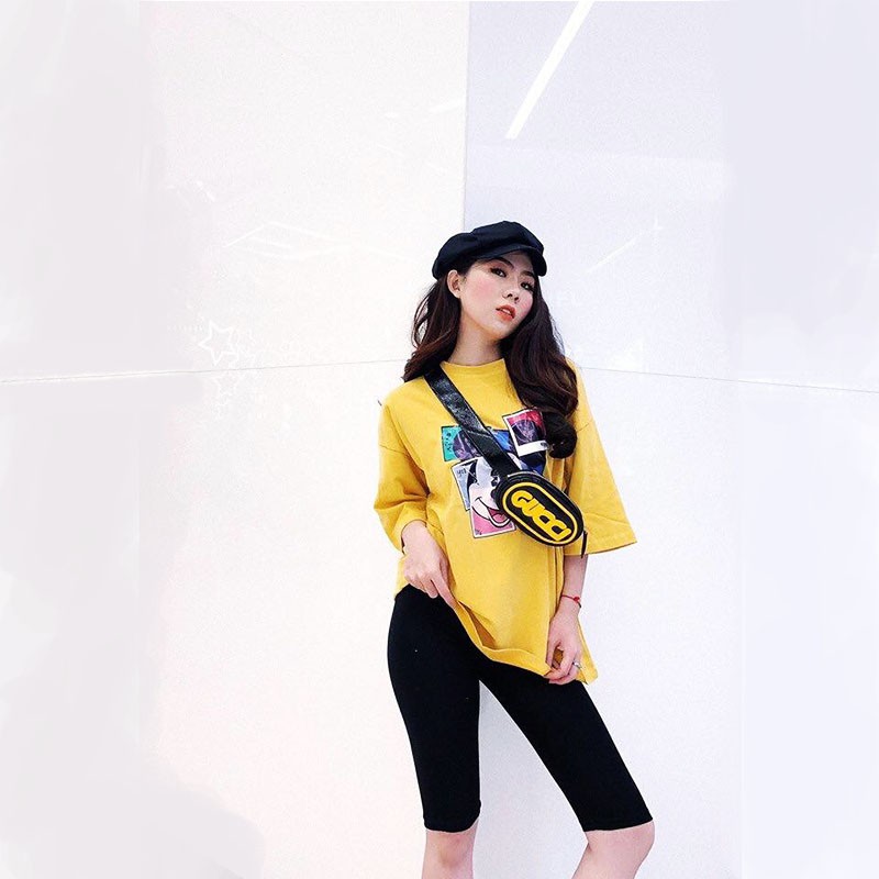 Quần Legging lửng nâng mông tôn dáng khoe body