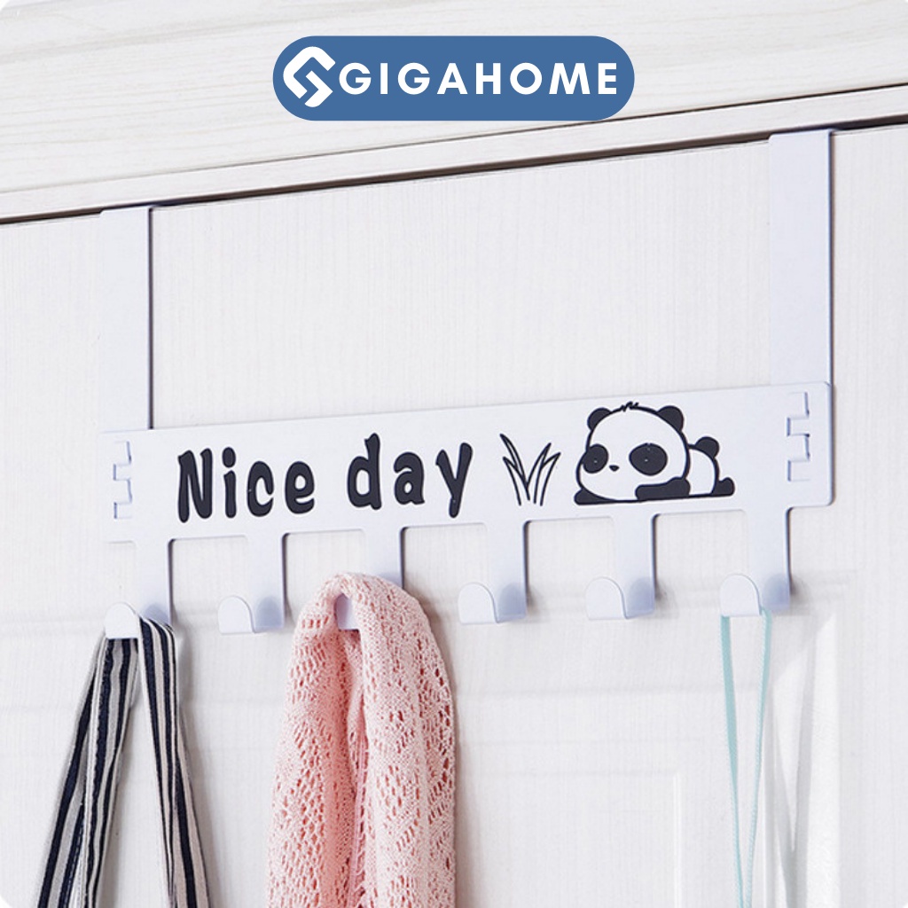 Móc Treo Quần Áo Sau Cửa 6 Chấu GIGAHOME Bằng Hợp Kim Không Gỉ 9072