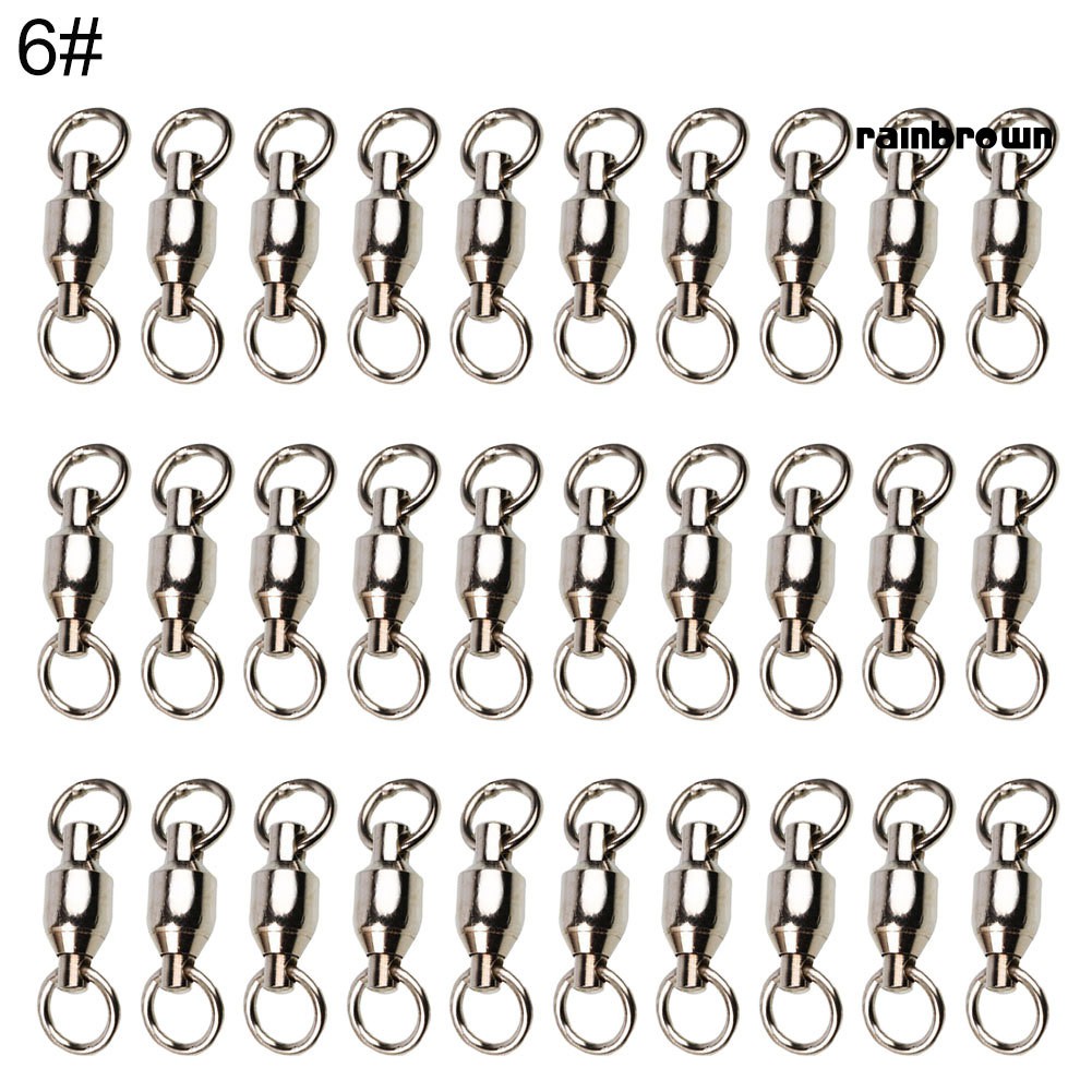 30 Khoen Móc Câu Cá Bằng Thép Không Gỉ