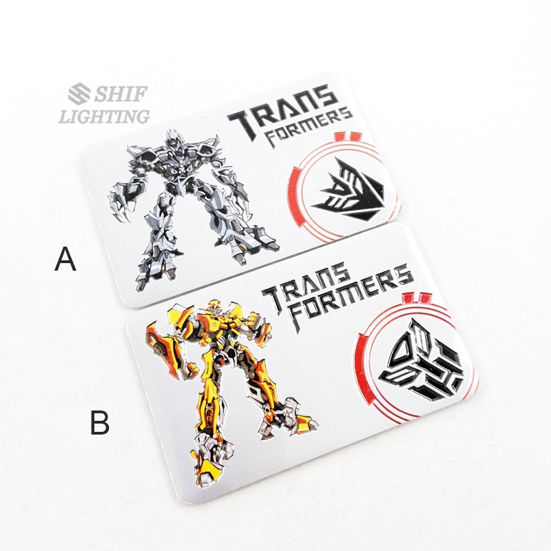 Logo dán xe hơi bằng nhôm biến hình Transformer