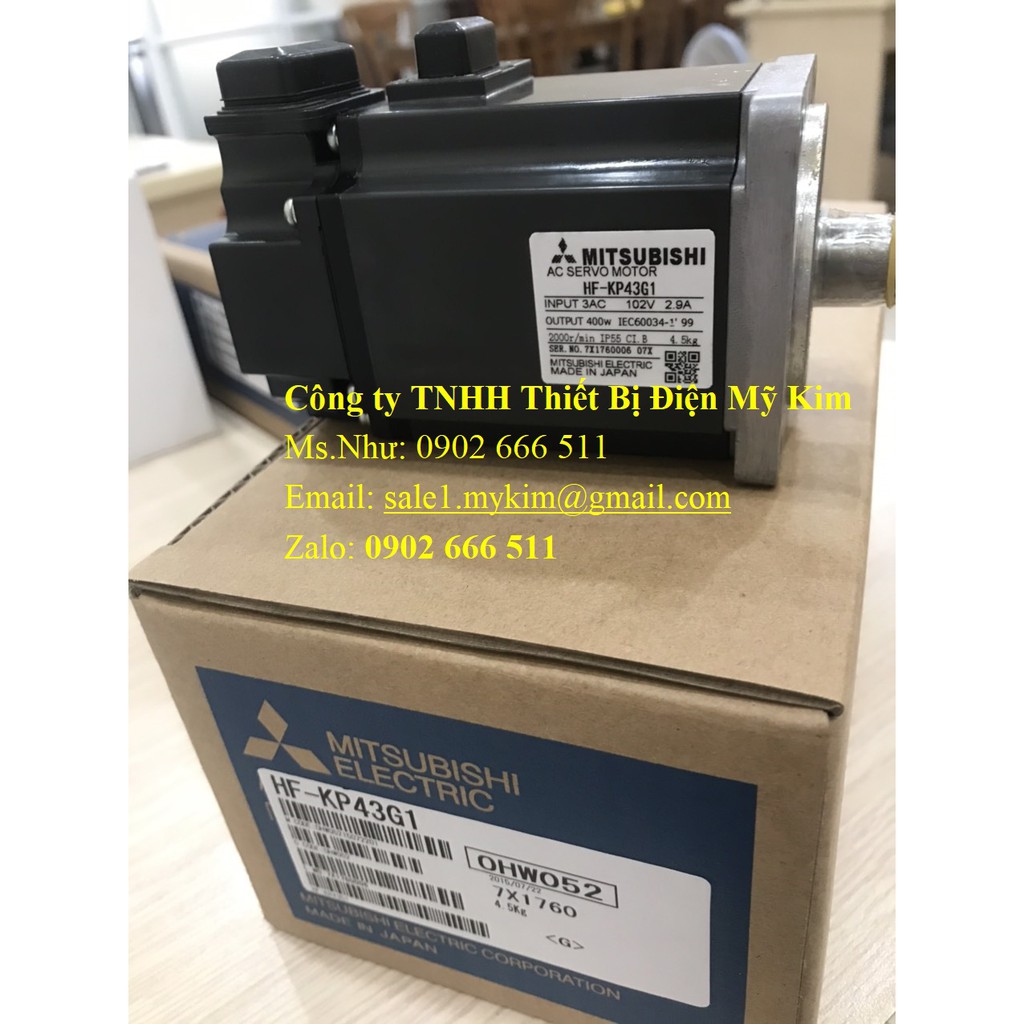 AC Servo Motor Mitsubishi HF-KP43G1 chính hãng giá tốt - Thiết Bị Điện Mỹ Kim