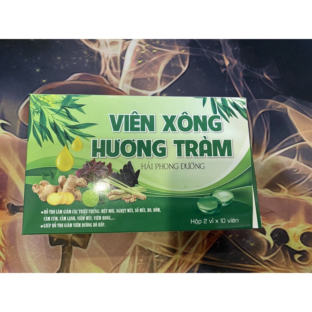 Viên Xông Thảo Dược Natural Hương Tràm, Xông Mũi Và Giải Cảm Cực Kỳ Hiệu Quả