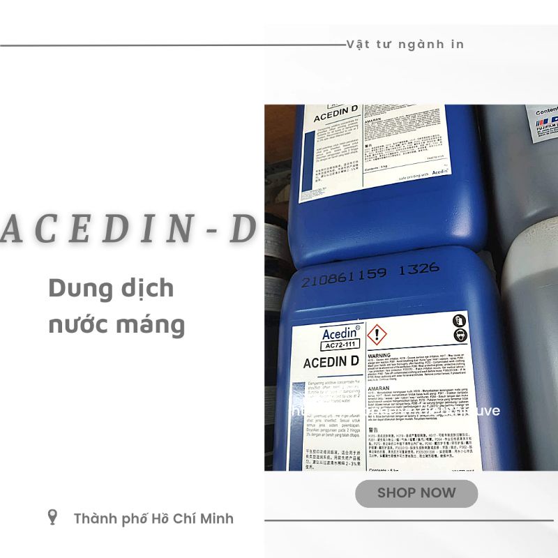 Dung dịch nước máng Acedin D