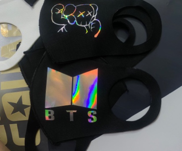 KHẢU TRANG SU IN HÌNH DÀY XỊN MỊN CAO CẤP