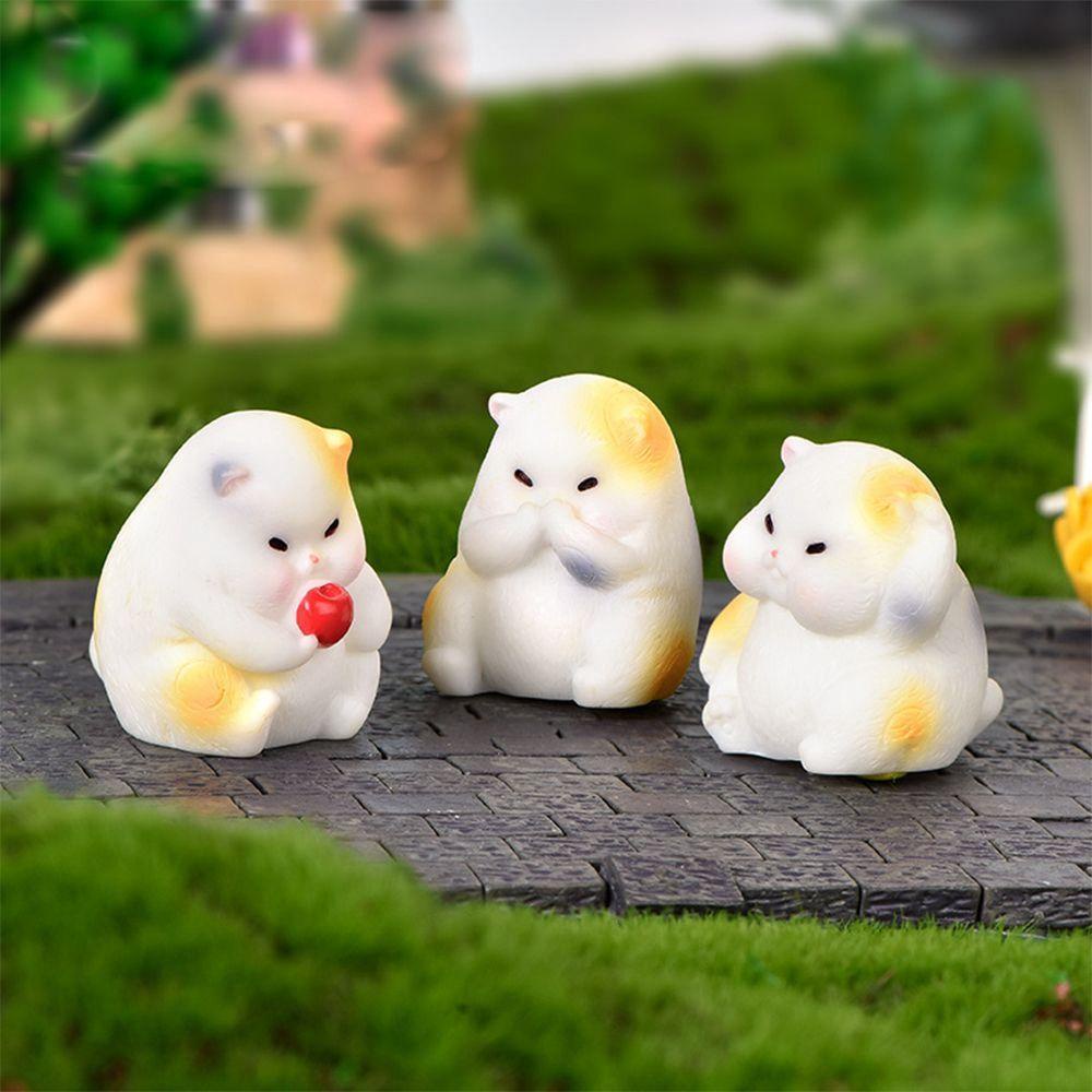 RALPH Mô Hình Mèo Con Mini Trang Trí Đáng Yêu