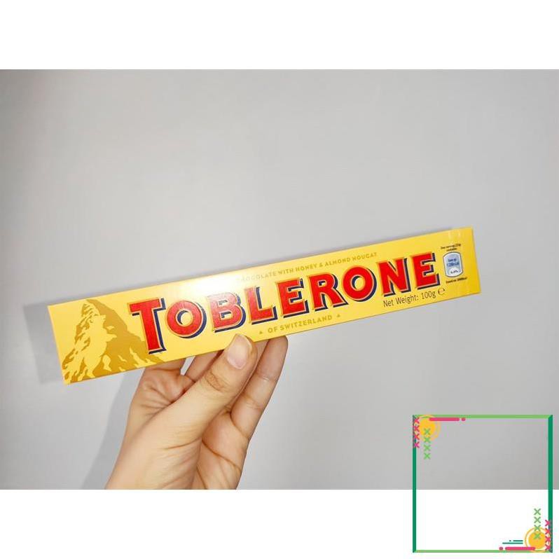 THANH SOCOLA SỮA MẬT ONG VÀ HẠNH NHÂN TOBLERONE 100G ShopTaM_1