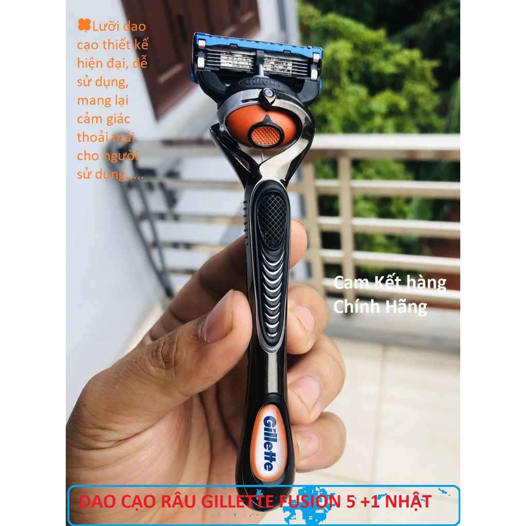 DAO CẠO RÂU GILLETTE FUSION 5 +1 NHẬT BẢN