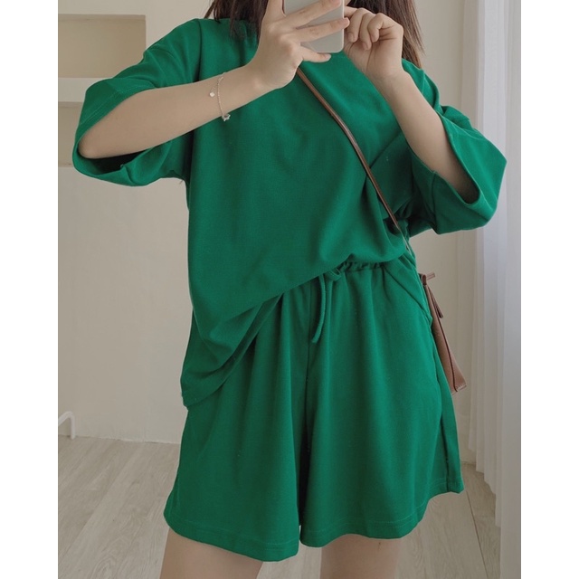 Set bộ nỉ cổ tròn 3158