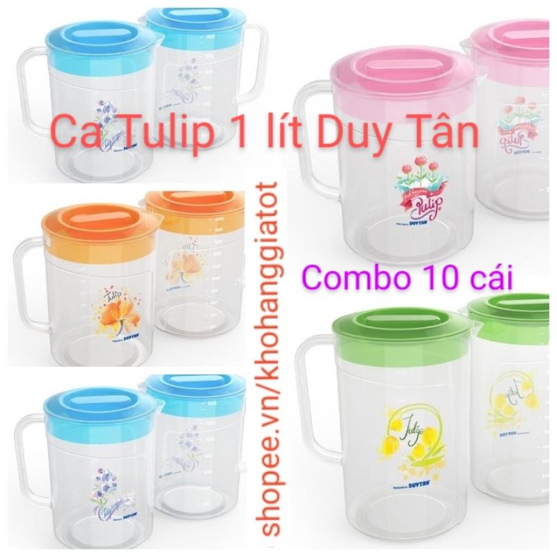 COMBO 10 CA TULIP 1 LÍT DUY TÂN -KT 14*10,5*14,2CM